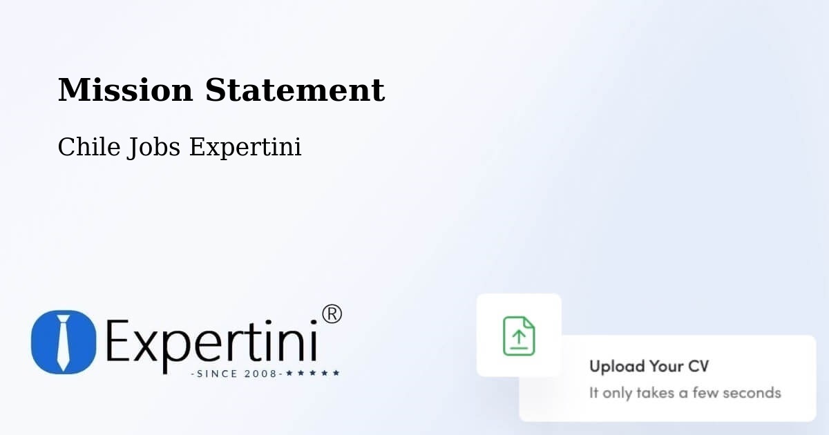 Corporate Mission – La Cruz - Chile Jobs Expertini